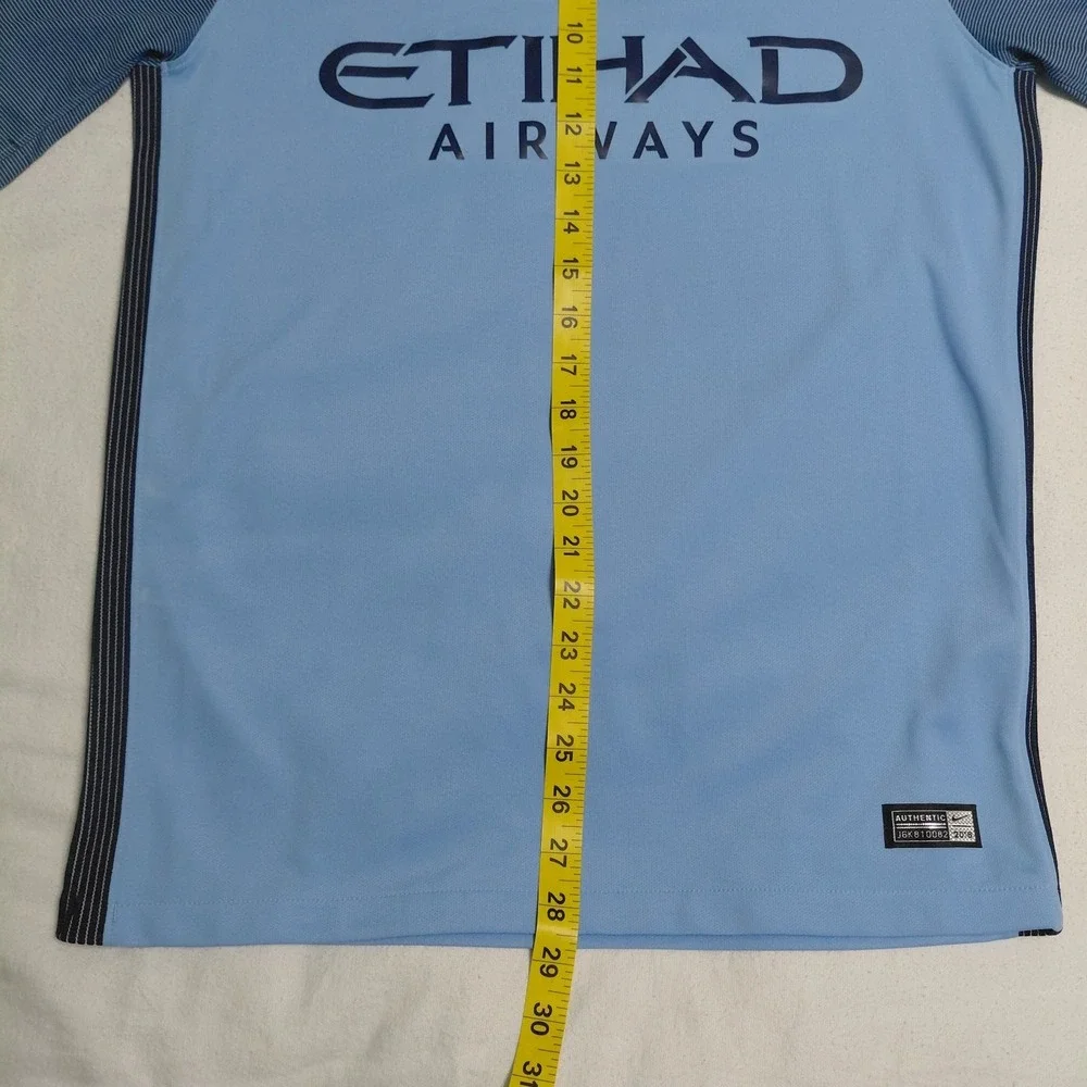 Manchester City Nike Shirt 2016-2017 Football Soccer Jersey Size Small Dri Fit